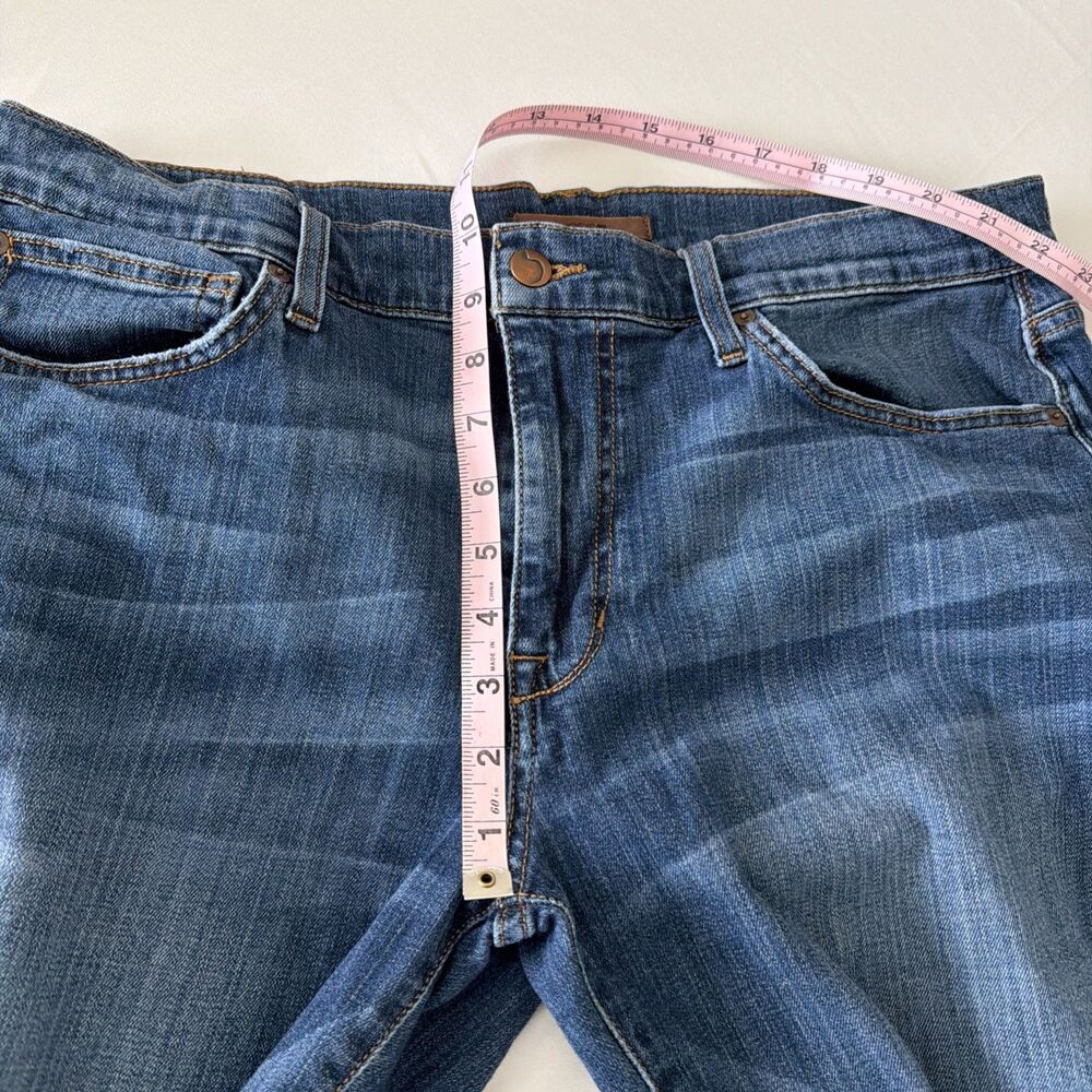 Joes Jeans Mens 36x31 Brixton Straight Narrow Leg Blue Denim Whiskering Fade EUC - Picture 6 of 16